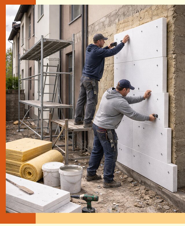 Утепление таунхауса с гарантией комфорта в Гае