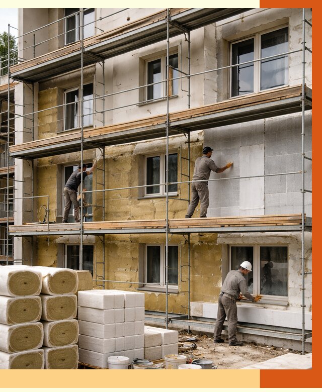 Утепление гостиницы в Гае от 7320 руб./м2 — комплексно, ППУ, под ключ | ТепломастерГай