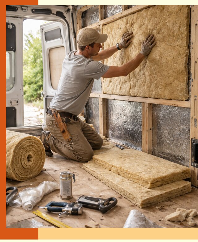 Утепление кемпера под ключ в Гае с гарантией качества