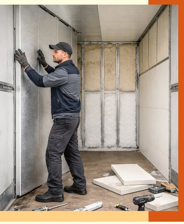 Утепление холодильного кузова в Гае от 13724 руб. под ключ | ТепломастерГай