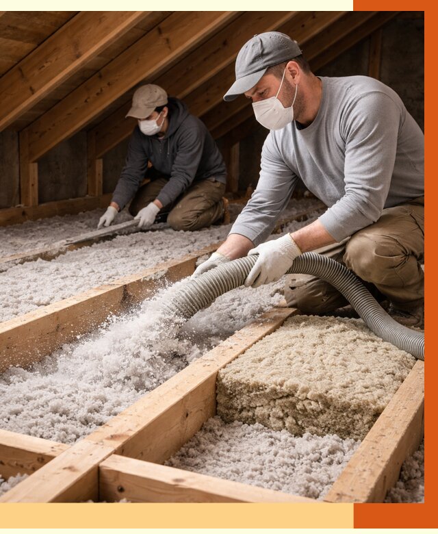 Заполнение полостей чердачного перекрытия в Гае от 4575 руб. | ТепломастерГай