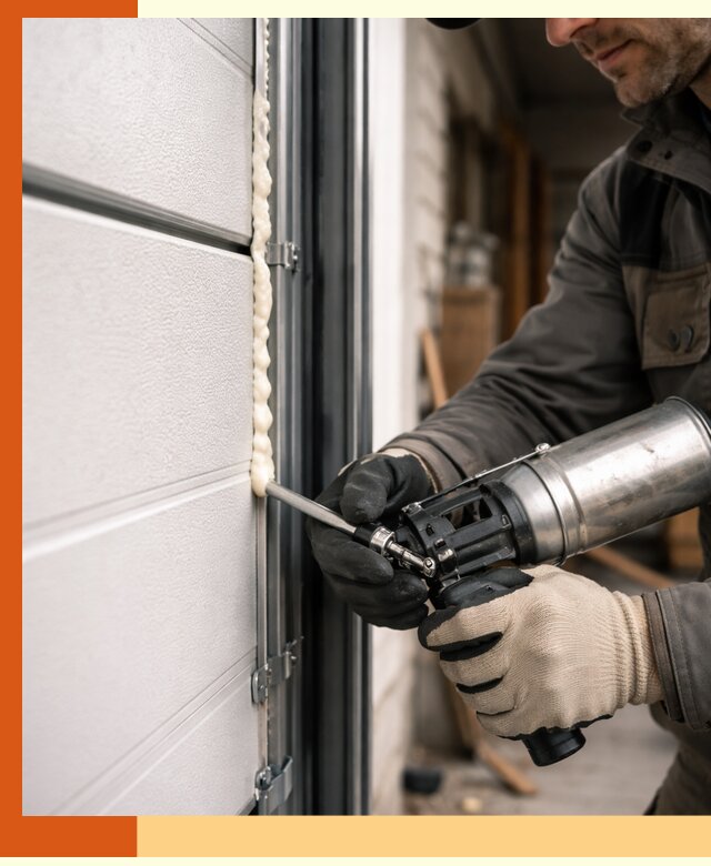 Заполнение пустот ворот в Гае профессионально и герметично