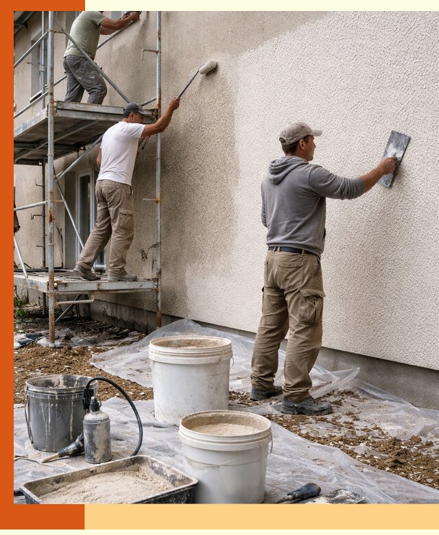 Утепление фасада жидкой пробкой в Гае