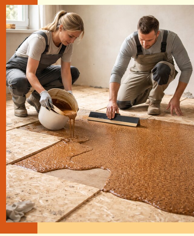 Утепление пола жидкой пробкой в Гае для квартир и домов