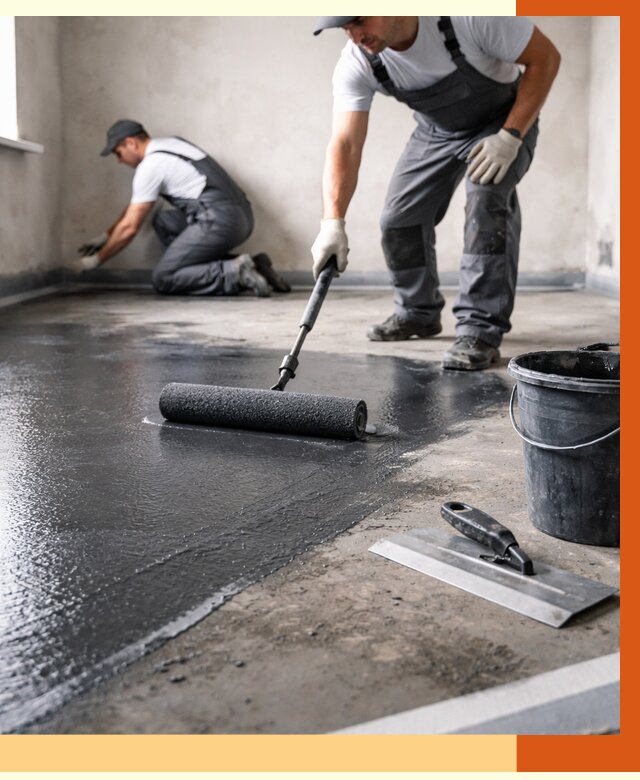 Профессиональная гидроизоляция пола в Гае от 8641 руб. под ключ | ТепломастерГай