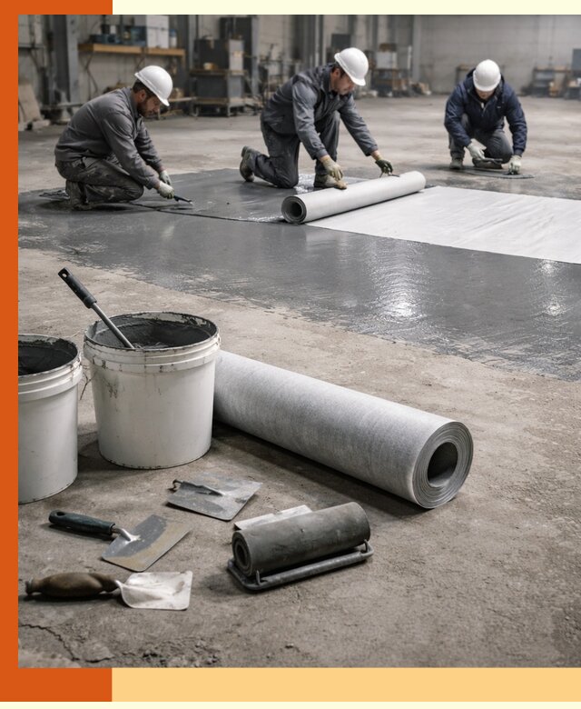 Гидроизоляция промышленного пола в Гае — защита и долговечность