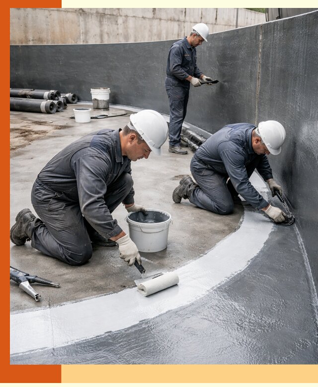 Гидроизоляция резервуара для топлива в Гае